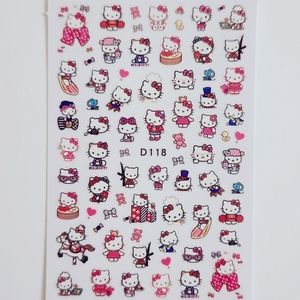 ⭐4/$15 Hello Kitty Nail Art Stickers